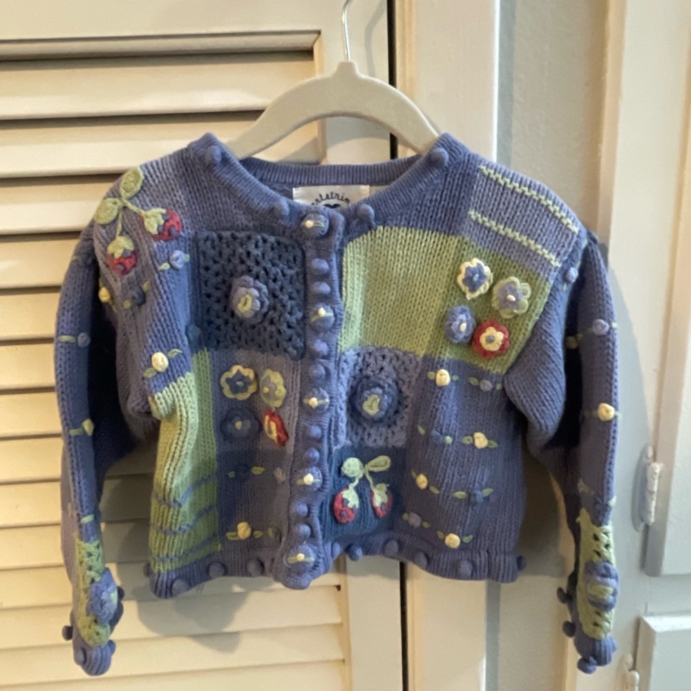 Vintage Toddler Grandma Sweater